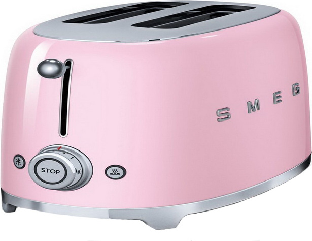 Тостер Smeg TSF02 Pink